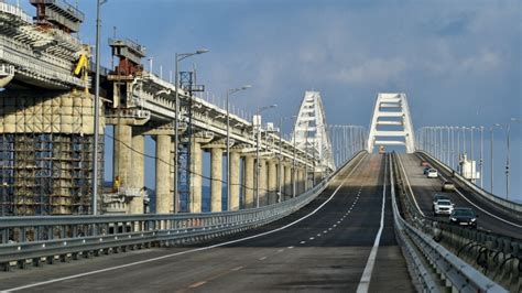 Russia-backed officials say explosion damages bridge linking Ukraine’s mainland to Crimea